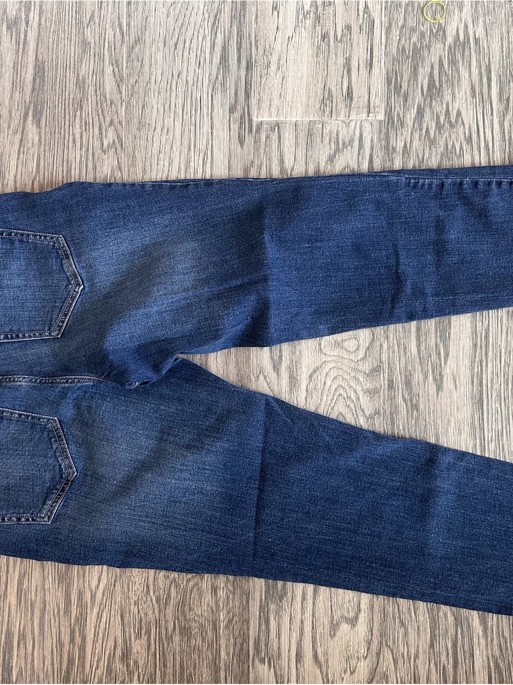Reitmans Women's Straight Leg Jeans in Dark Blue Denim